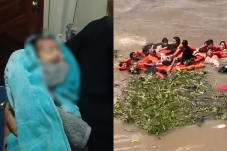Bebê prematuro é resgatado dentro de cooler depois de naufrágio em Manaus. Veja vídeo bebe-prematuro-e-resgatado-dentro-de-cooler-apos-naufragio-em-manaus.-veja-video
